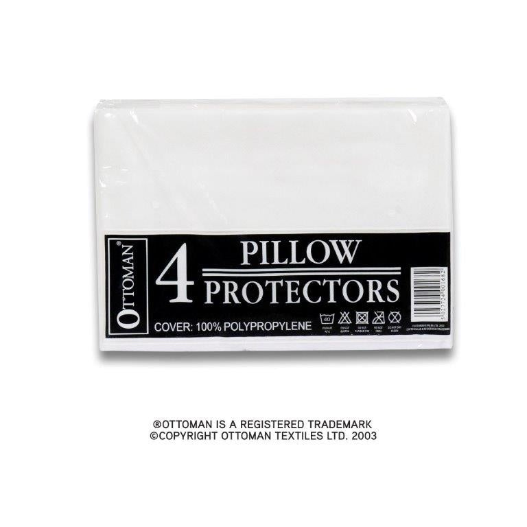Ottoman Pillow Protectors - Pack 4
