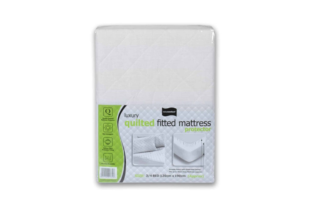 Ottoman Quilted Mattress Protector - 3/4 Bed Size