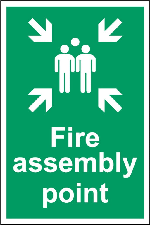 Smiths Architectural Fire Assembly Point Sign - 200x300mm