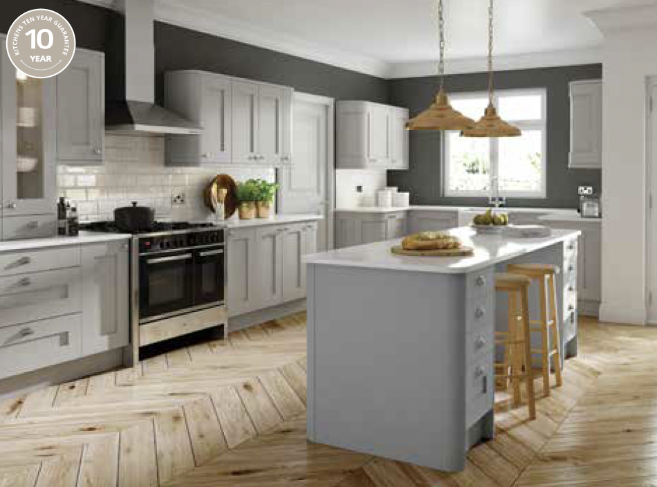 LochAnna Grained Kitchen L-Shaped Option