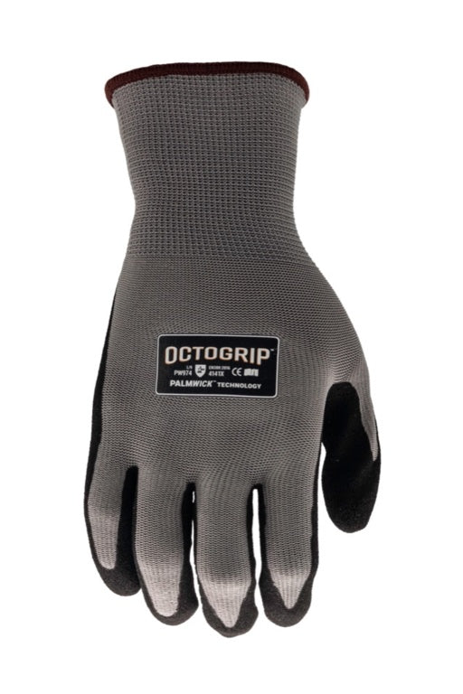 Octogrip 13g Hi Flex Glove With Breathable Nitrile Palm - Medium