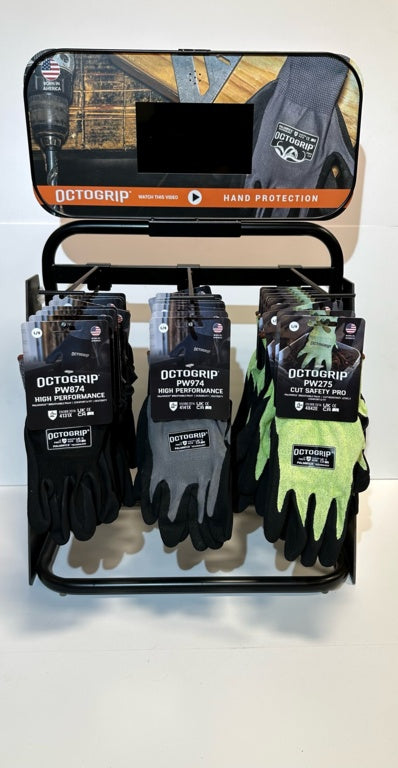 Octogrip Nitrile Palm Gloves - CDU