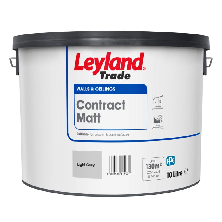 Leyland Trade Contract Matt 10L - Light Grey