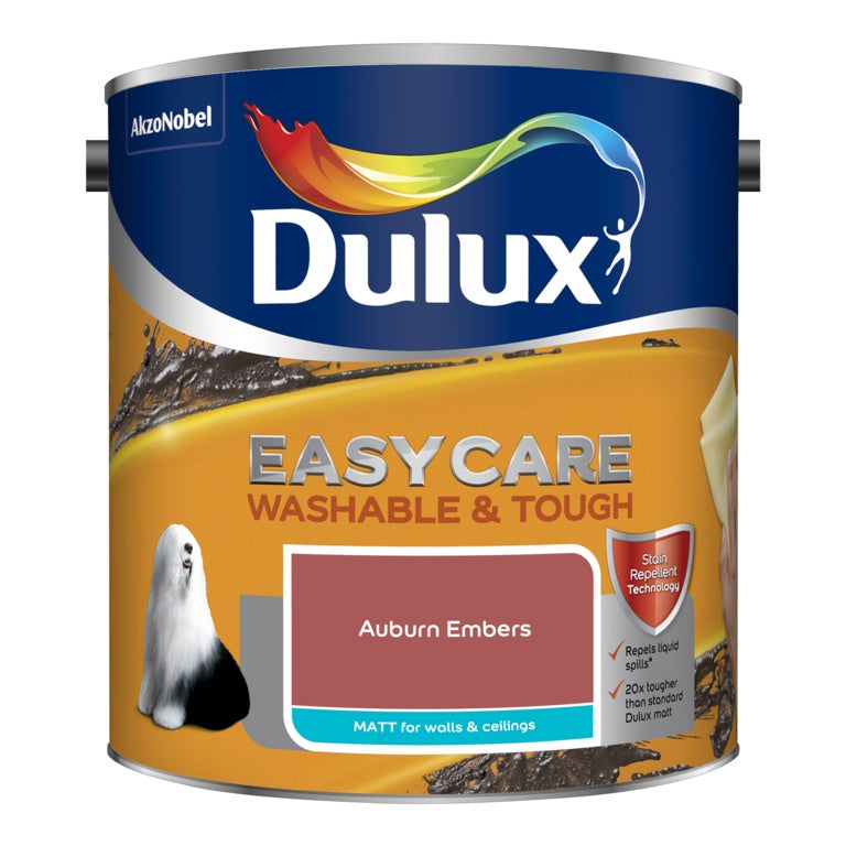 Dulux Easycare Washable & Tough Matt 2.5L - Auburn Embers