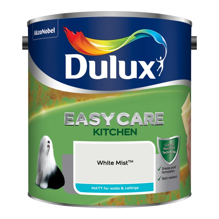 Dulux Easycare Kitchen Matt 2.5L - White Mist