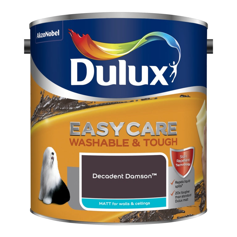 Dulux Easycare Washable & Tough Matt 2.5L - Decadent Damson