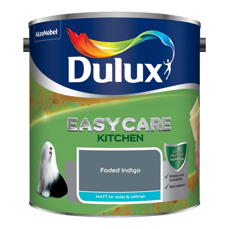 Dulux Easycare Kitchen Matt 2.5L - Fade Indigo