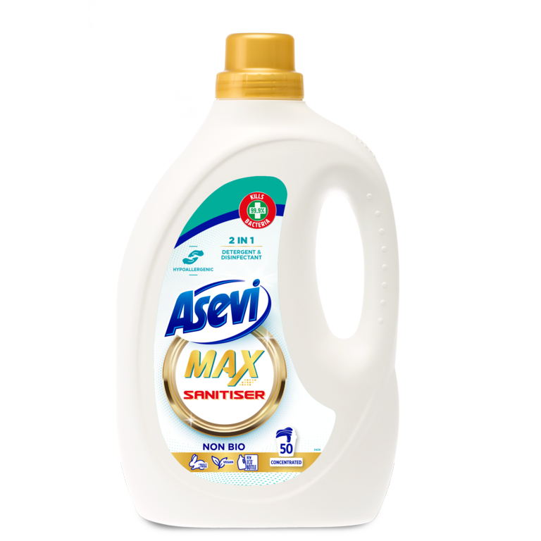 Asevi Max Sanitser Detergent - 50 Wash