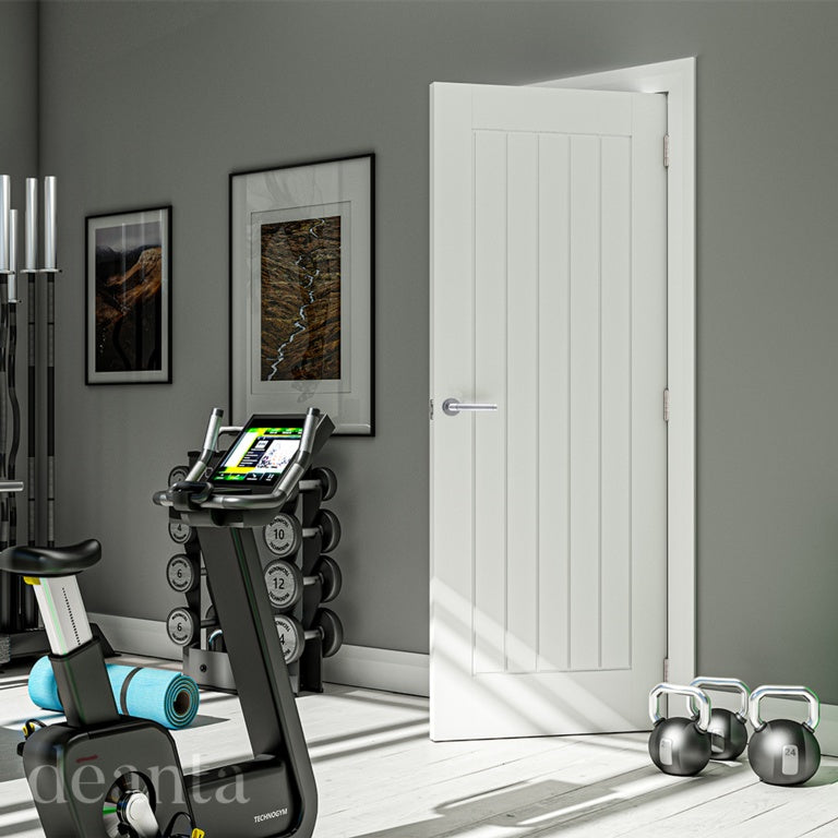 Deanta Ely White Primed Door - 1981 x 686mm