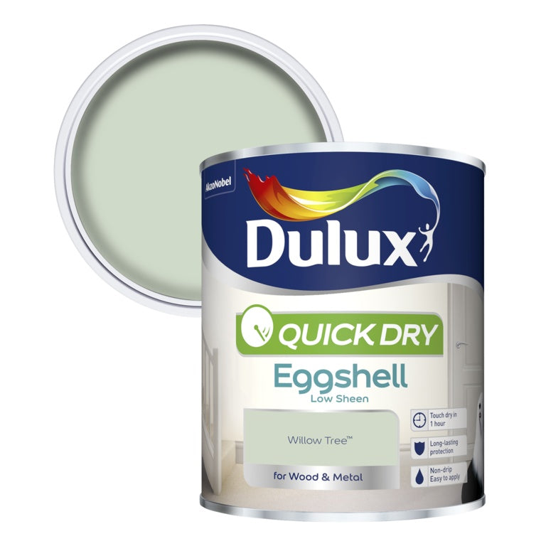 Dulux Quick Dry Eggshell 750ml - Willow Tree