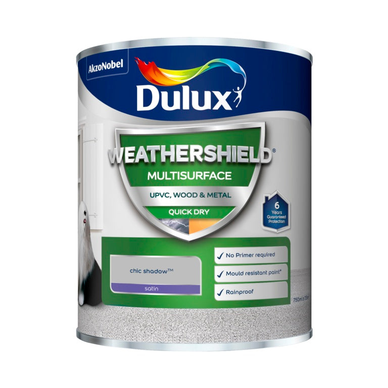 Dulux Weathershield Multi Surface 750ml - Chic Shadow