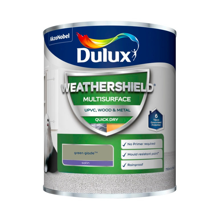 Dulux Weathershield Multi Surface 750ml - Green Glade