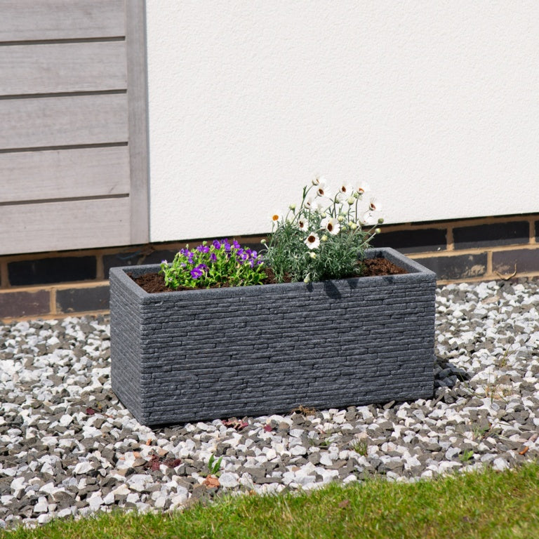 Strata Ash Slate Trough - 60cm