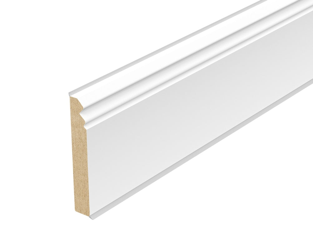 Palio Rigid White Skirting Board - 2.4m