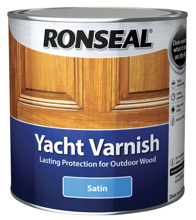 Ronseal Yacht Varnish Satin - 2.5L