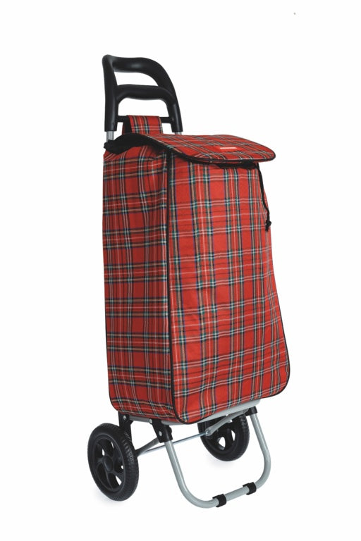 Casa & Casa 2 Wheel Shopping Trolley - Tartan