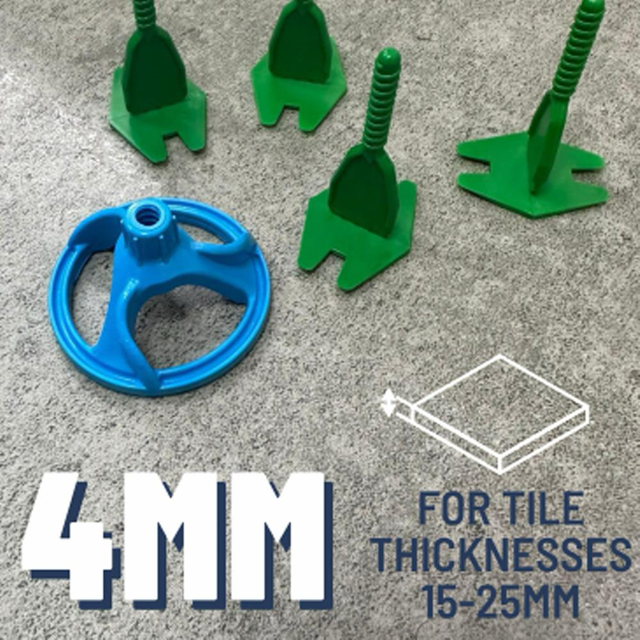 Tilerite Big Spin Levelling System Kit - 4mm