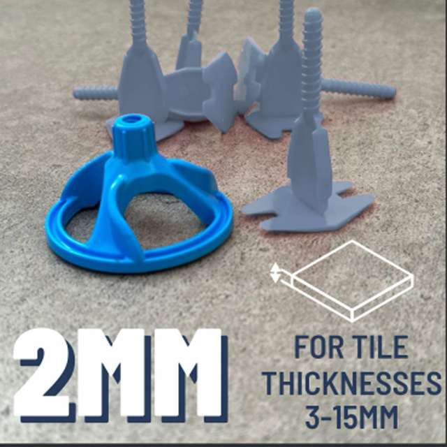 Tilerite Big Spin Levelling System Kit - 2mm