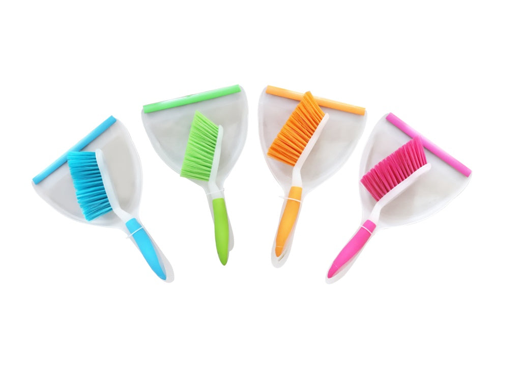 Groundsman Soft Grip Dustpan & Brush - Assorted Colours Available