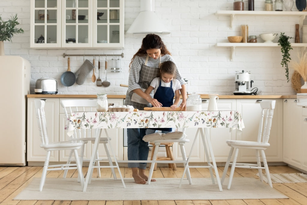 d-c-fix® Whisper Flower Tablecloth - 140cm x 180cm