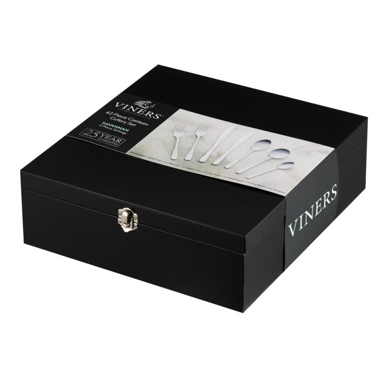 Viners Savannah 18/0 Canteen Giftbox - 42 Piece