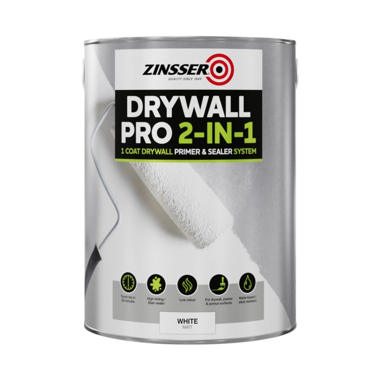 Zinsser Drywall Pro 2in1 Primer & Sealer - 5L