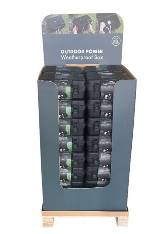 Securlec Waterproof 4 Gang 10m Extension Lead IP54 - Display Unit of 32