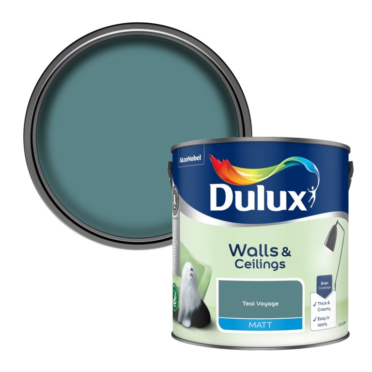 Dulux Matt 2.5L - Teal Voyage