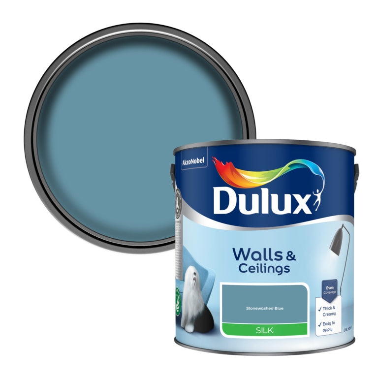Dulux Silk 2.5L - Stonewashed Blue