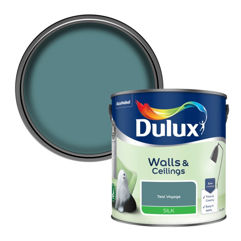 Dulux Silk 2.5L - Teal Voyage