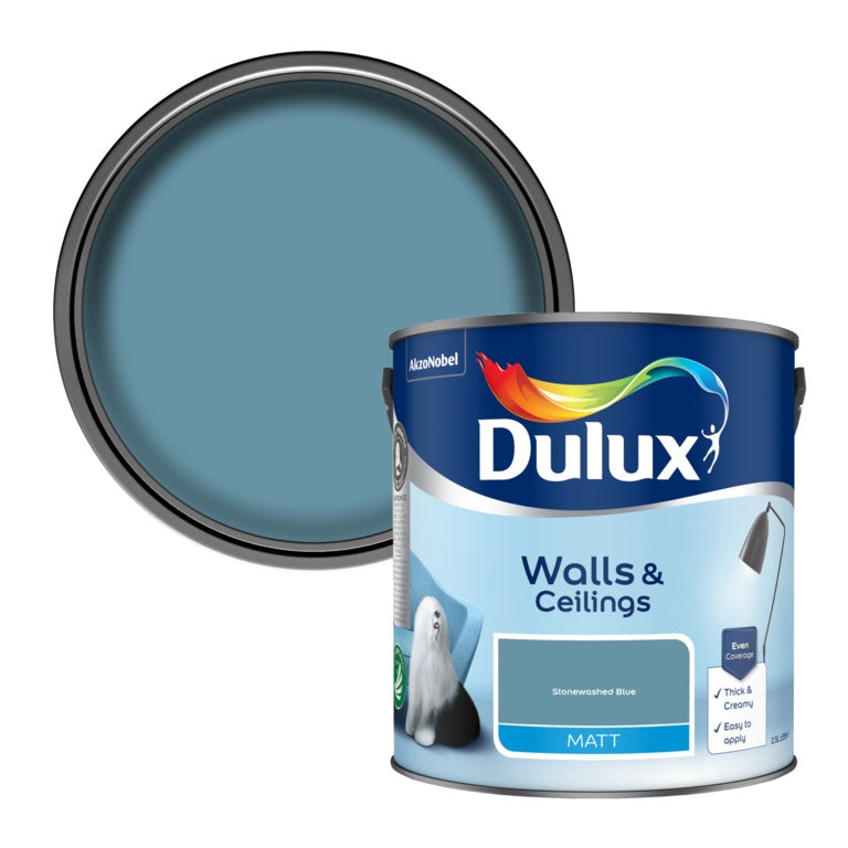 Dulux Matt 2.5L - Stonewashed Blue