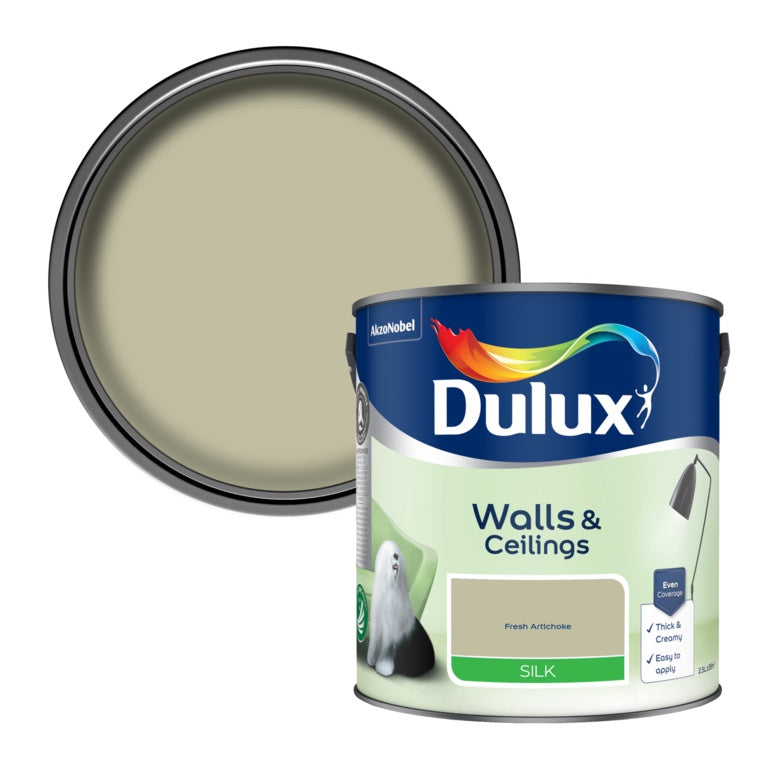 Dulux Silk 2.5L - Fresh Artichoke
