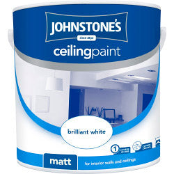 Johnstone's Ceiling Paint 2.5L - Brilliant White