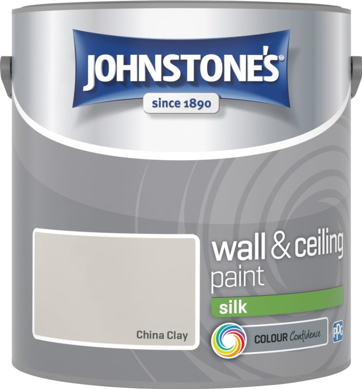 Johnstone's Wall & Ceiling Silk 2.5L - China Clay