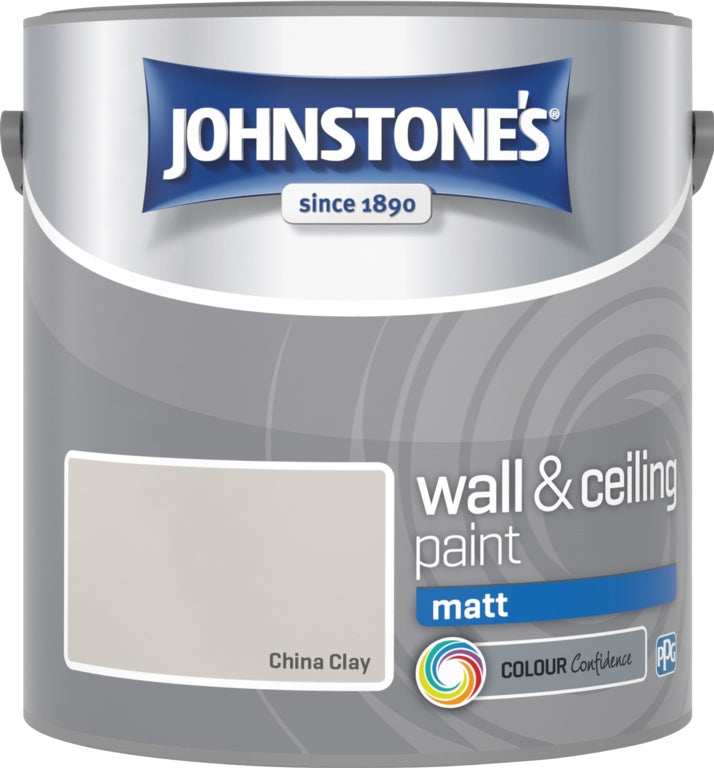 Johnstone's Wall & Ceiling Matt 2.5L - China Clay