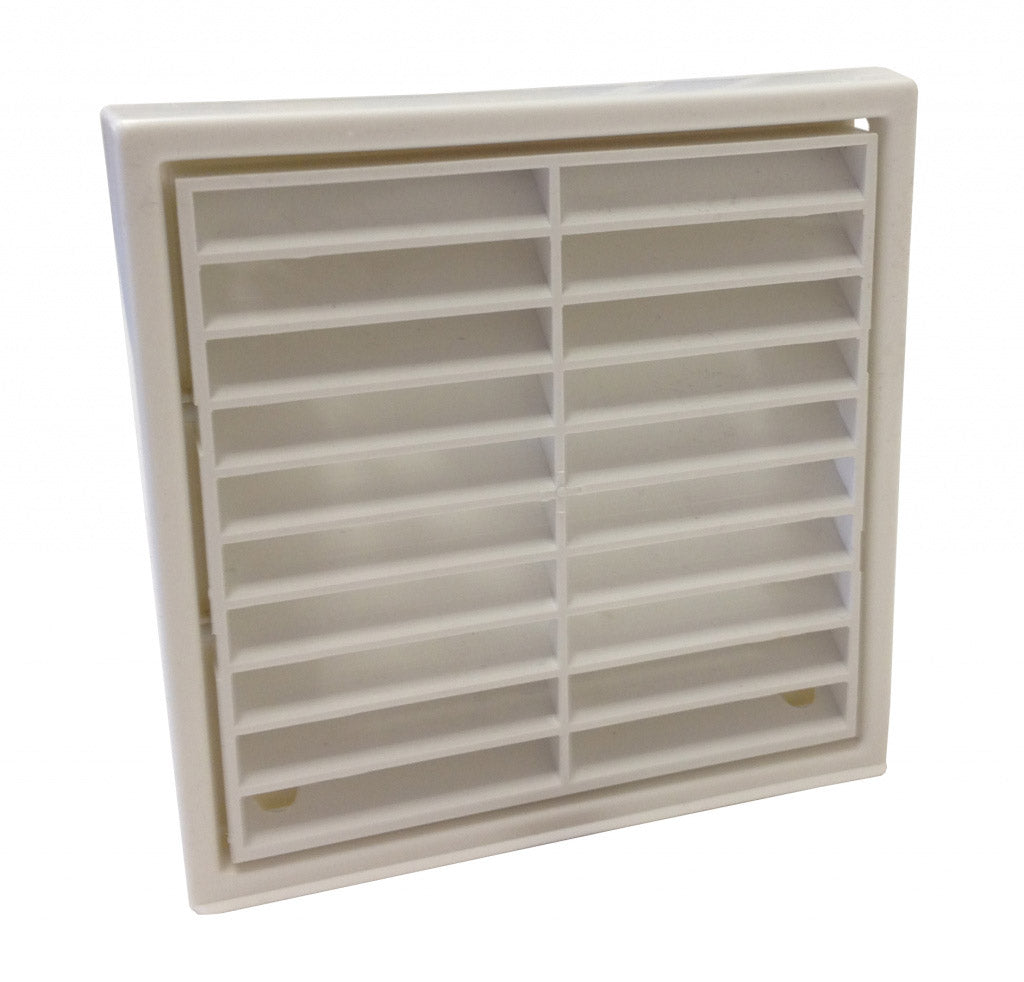Manrose Fixed Grill 4" - White