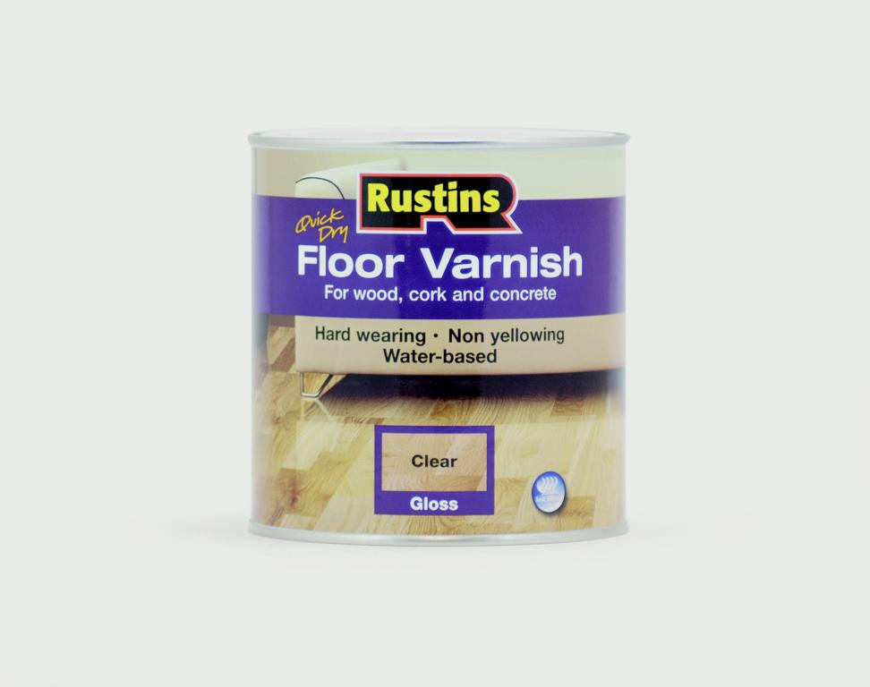 Rustins Quick Dry Acrylic Floor Varnish Gloss - 1L