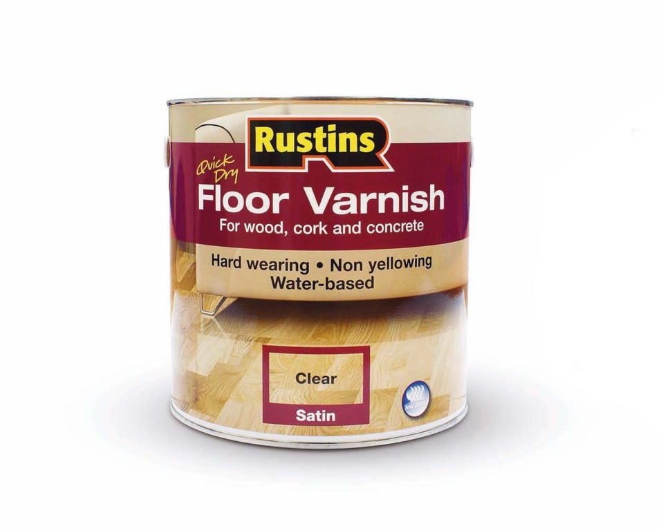 Rustins Quick Dry Acrylic Floor Coating Satin - 2.5L
