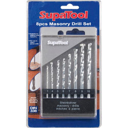 SupaTool Masonry Drill Bits - 8 Piece