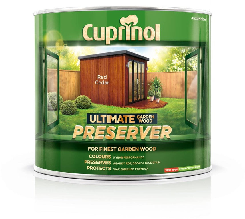 Cuprinol Ultimate Wood Preserver 1L - Red Cedar