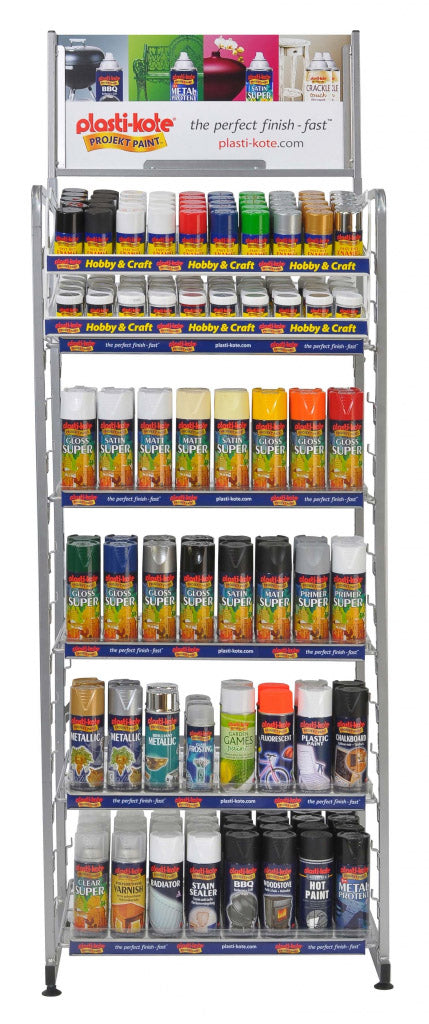 PlastiKote 2ft Gondola Stand - Assortment