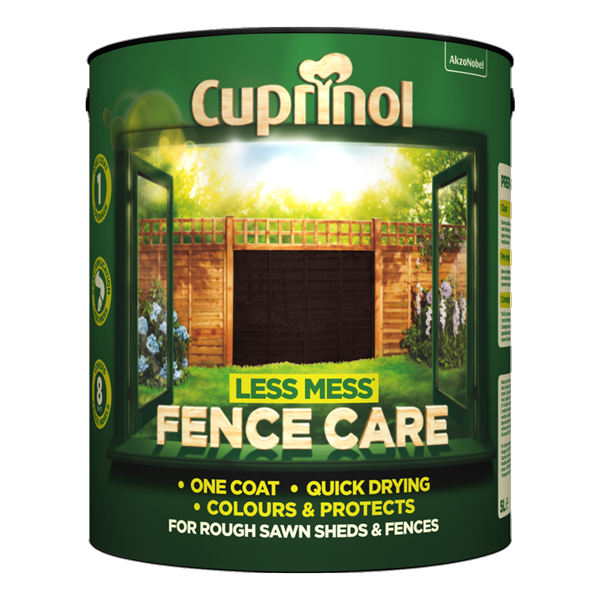Cuprinol Less Mess Fence Care 6L - Rich Oak