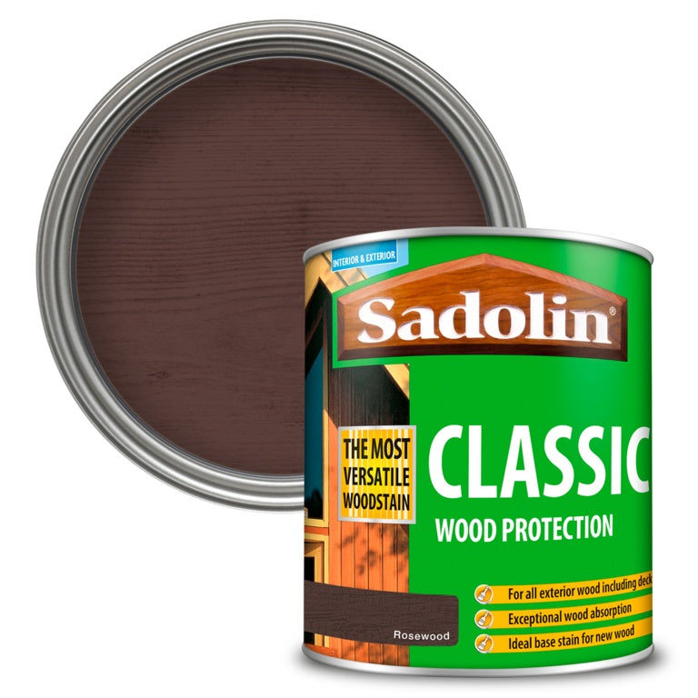 Sadolin Classic Wood Protection - 1L Rosewood