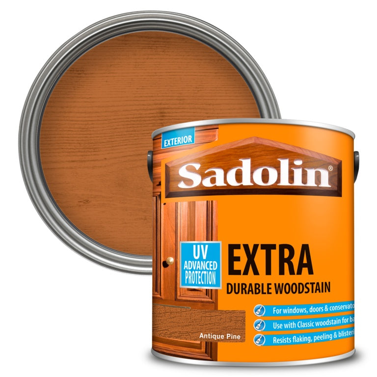 Sadolin Extra Durable Woodstain - 2.5L Antique Pine