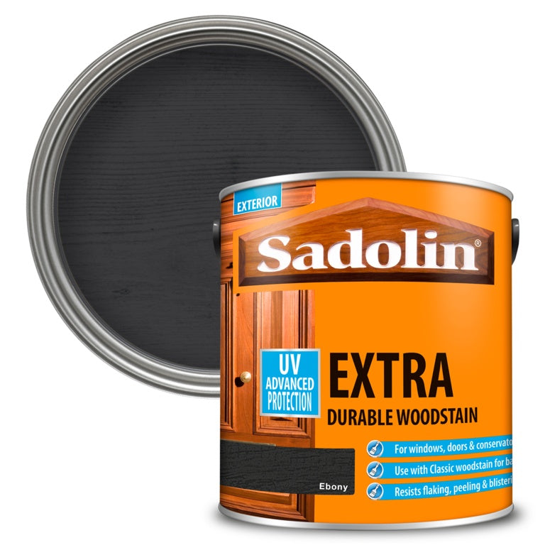 Sadolin Extra Durable Woodstain - 2.5L Ebony