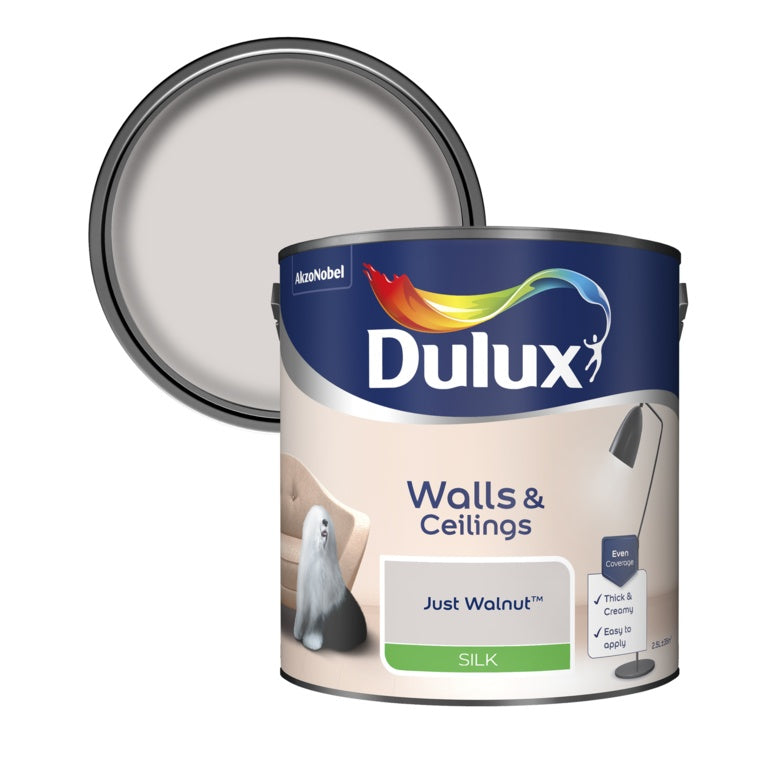 Dulux Silk 2.5L - Just Walnut