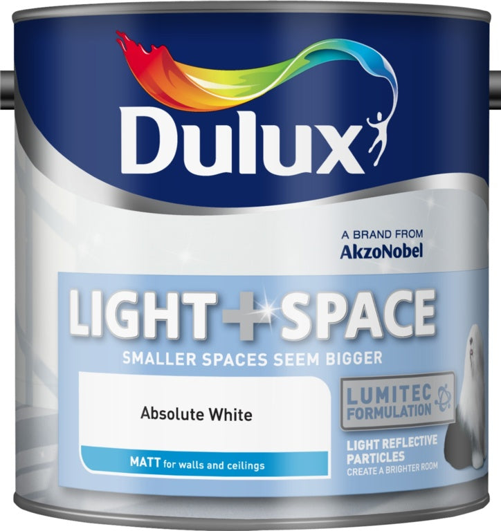Dulux Light & Space Matt 2.5L - Absolute White
