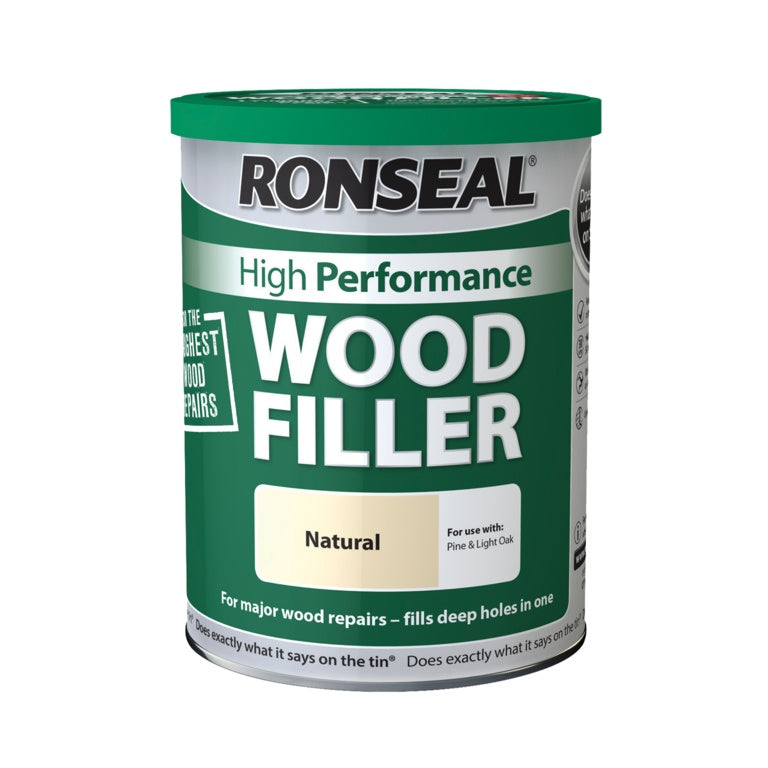 Ronseal High Performance Wood Filler 1kg - Natural