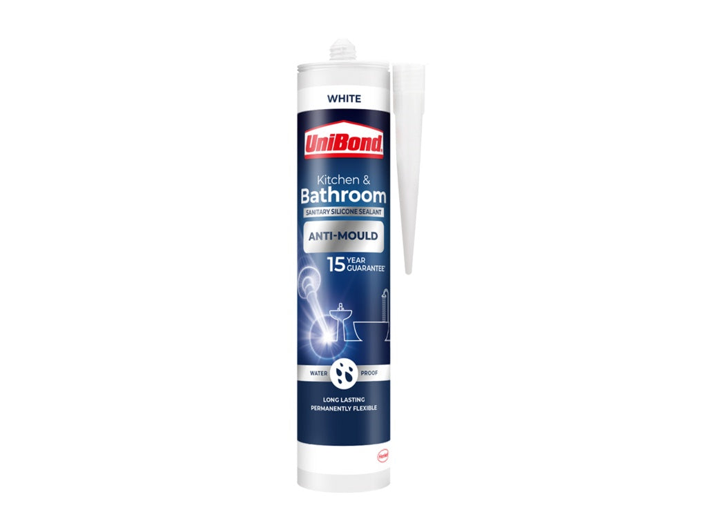 UniBond Anti-Mould Bathroom & Kitchen Sealant - White