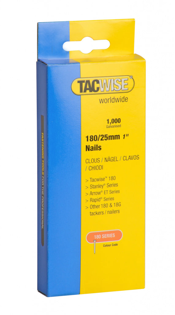 Tacwise Tacker Nails (180) - 25mm